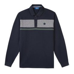 Sweter męski TBS Kabyepol. Niebieskie koszulki polo męskie TBS, m, bez wzorów, eleganckie, bez ramiączek. Za 339.00 zł.