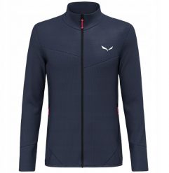 Bluza bez kaptura Salewa Puez Waffle Hyb PL Jacket - navy blazer. Niebieskie bluzy męskie Salewa, m, bez wzorów, bez kaptura. Za 624.70 zł.