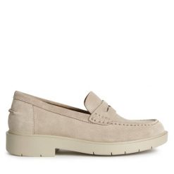 Mokasyny Geox. Brązowe mokasyny damskie Geox. Za 359.99 zł.