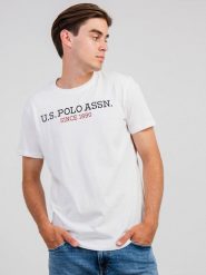 U.S. Polo Assn Koszulka męska U.S. Polo Assn. 49351-P63B-101. Koszulki polo męskie U.S. Polo Assn., m, bez wzorów, bez ramiączek. Za 97.30 zł.