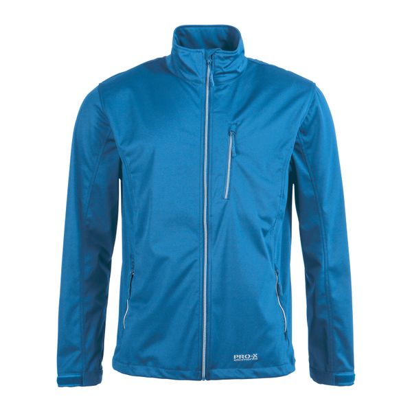 Kurtka softshell Pro-X Elements Dario. Niebieskie kurtki męskie PRO-X ELEMENTS, l, bez wzorów, z materiału, bez kaptura. Za 342.50 zł.