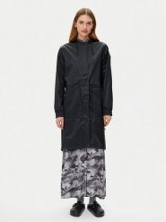 Rains Kurtka przeciwdeszczowa String W 18550 Czarny Regular Fit. Czarne kurtki damskie Rains, s, bez wzorów, z syntetyku, bez kaptura. Za 269.99 zł.