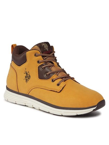 U.S. Polo Assn. Sneakersy KREED001 S Brązowy. Brązowe buty sportowe chłopięce U.S. Polo Assn., bez wzorów, z materiału, bez zapięcia. Za 299.99 zł.