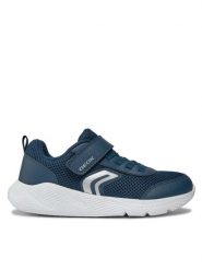 Geox Sneakersy J Sprintye Boy J36GBA 01454 C4002 D Granatowy. Niebieskie buty sportowe chłopięce Geox, bez wzorów, ze skóry, bez zapięcia. Za 179.99 zł.