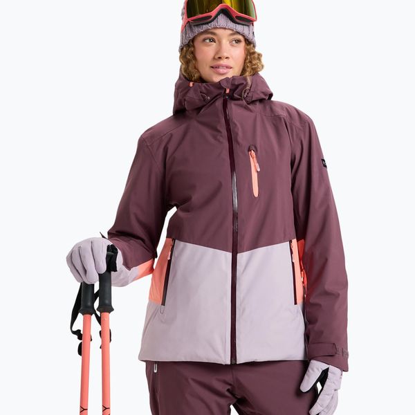 Kurtka snowboardowa damska ROXY Stormdash. Czerwone kurtki damskie Roxy, na zimę, l, bez wzorów, z materiału, bez kaptura. Za 829.99 zł.
