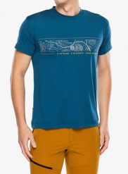 Koszulka treningowa Sensor Coolmax Tech Gps Tee SS. Niebieskie koszulki sportowe męskie Sensor, xl, bez wzorów, z elastanu, bez kołnierzyka, bez ramiączek, na fitness i siłownię. Za 219.99 zł.