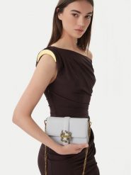 Just Cavalli Torebka 80RA5PA6 ZSA89 Szary. Szare torebki do ręki damskie Just Cavalli, bez wzorów, ze skóry, wizytowe, bez dodatków. Za 660.99 zł.