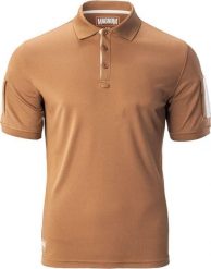 Koszulka treningowa męska Magnum Polo. Brązowe koszulki polo męskie MAGNUM, l, z aplikacjami, z materiału, eleganckie, bez ramiączek. Za 165.60 zł.