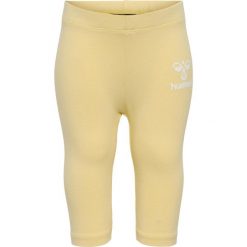 Legginsy dla dziewczynki Hummel Dream. Żółte spodnie sportowe dla dziewczynek Hummel, na lato, bez wzorów, z dżerseju, trekkingowe. Za 153.50 zł.