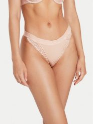 Guess Figi brazylijskie Jane O4YE00 PZ01C Beżowy. Brązowe figi damskie Guess, xs, z aplikacjami, z syntetyku. Za 69.99 zł.