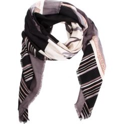 Chusta LIU JO - Foulard Stripes-Flo N68316 T0300 Grape Juice 93803. Czarne szaliki i chusty damskie Liu Jo, z materiału. Za 199.00 zł.