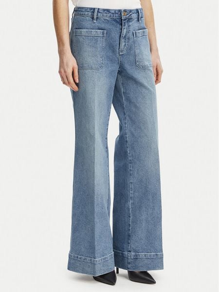 MICHAEL Michael Kors Jeansy MS6909IEB1 Niebieski Loose Fit. Niebieskie jeansy damskie MICHAEL Michael Kors. Za 626.99 zł.