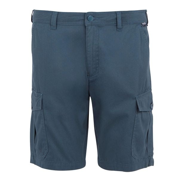 Szorty Regatta Ruwan Casual. Niebieskie krótkie spodenki sportowe męskie Regatta, m, bez wzorów, z bawełny, casualowe. Za 119.99 zł.