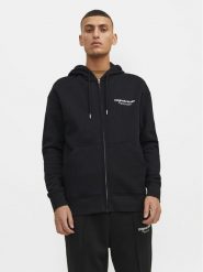 Jack & Jones Bluza Vesterbro 12241691 Czarny Relaxed Fit. Czarne bluzy męskie Jack & Jones, m, bez wzorów, z bawełny, bez kaptura. Za 149.99 zł.