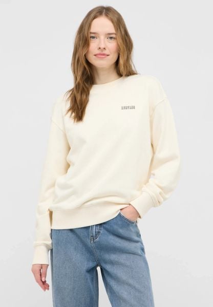 Damska bluza nierozpinana Mustang Style Aberdeen Whisper White 1016768 2013. Białe bluzy damskie Mustang, m, bez wzorów, bez kaptura. Za 169.99 zł.