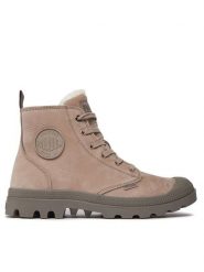 Palladium Trapery 05982-297-M Beżowy. Brązowe śniegowce i trapery męskie Palladium, ze skóry, bez zapięcia. Za 571.19 zł.