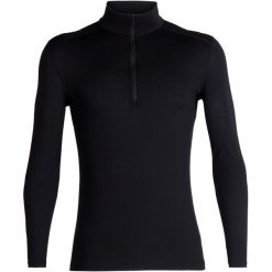 Icebreaker koszulka męska Mens 200 Oasis LS Half Zip Black XL. Czarne koszulki sportowe męskie Icebreaker, m, bez wzorów, z wełny, bez kołnierzyka, bez ramiączek, outdoorowe. W wyprzedaży za 255.00 zł.