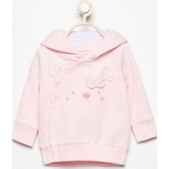 Bluza z asymetrycznym zapięciem - Różowy. Bluzy dla dziewczynek marki Reserved. W wyprzedaży za 24.99 zł.
