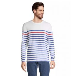 Koszulka z długim rękawem Sol's Matelot. Białe bluzki z długim rękawem męskie SOL'S, m, bez wzorów, bez kołnierzyka. Za 163.00 zł.