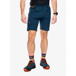 Spodenki turystyczne męskie Hannah Nairi II. Niebieskie krótkie spodenki sportowe męskie Hannah, l, bez wzorów, trekkingowe. W wyprzedaży za 308.00 zł.