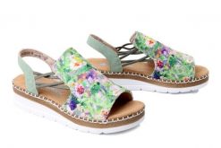 RIEKER V1241-92 multi, sandały damskie. Sandały damskie Rieker, bez wzorów, bez obcasa, bez zapięcia. Za 319.90 zł.