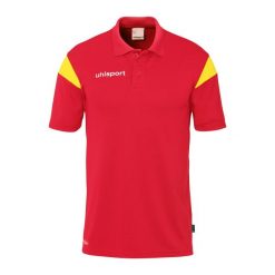 Koszulka Uhlsport Squad 27. Czerwone koszulki polo męskie Uhlsport, m, bez wzorów, prążkowane, klasyczne, bez ramiączek. Za 152.00 zł.