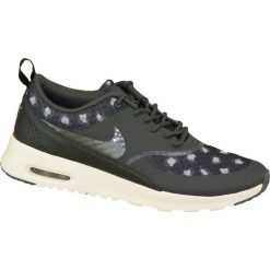 Czarne Buty Nike Air Max Thea Premium W 599408-008. Czarne obuwie sportowe damskie Nike, bez wzorów, z materiału, Adidas Advantage. W wyprzedaży za 399.00 zł.
