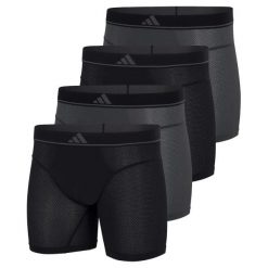 Bokserki Active Micro Vent 4 pak. Bokserki męskie Adidas, m, bez wzorów, z materiału. Za 320.00 zł.