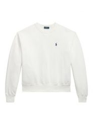 Polo Ralph Lauren Bluza 211978306501 Biały Regular Fit. Białe bluzy damskie Polo Ralph Lauren, m, bez wzorów, z bawełny, bez kaptura. Za 819.99 zł.