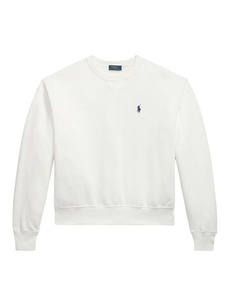 Polo Ralph Lauren Bluza 211978306501 Biały Regular Fit. Białe bluzy damskie Polo Ralph Lauren, m, bez wzorów, bez kaptura. Za 819.99 zł.