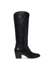 LAUREN RALPH LAUREN Kozaki 802P15663001 Czarny. Czarne kozaki damskie Lauren Ralph Lauren, ze skóry, bez obcasa, na słupku. Za 1,499.00 zł.