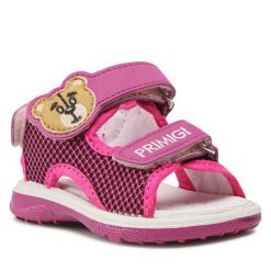 Sandały Primigi. Czerwone sandały dziewczęce Primigi, bez zapięcia. Za 329.99 zł.