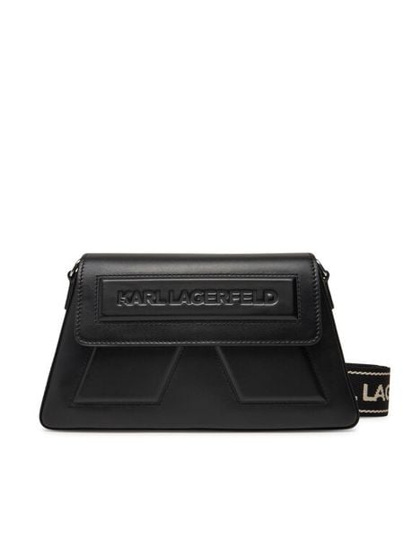 KARL LAGERFELD Torebka A2W30198 Czarny. Czarne listonoszki damskie KARL LAGERFELD, bez wzorów, ze skóry, bez dodatków. Za 989.99 zł.