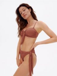 Dół od bikini - brązowy. Brązowe bikini damskie Reserved, l, bez wzorów. W wyprzedaży za 19.99 zł.