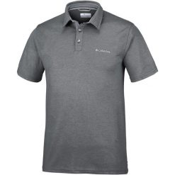 Koszulka Polo Columbia Nelson Point. Szare koszulki polo męskie Columbia, m, bez wzorów, bez ramiączek. Za 154.99 zł.