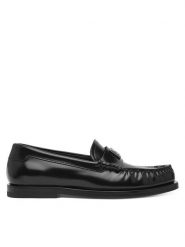 Dolce&Gabbana Mokasyny CM0074 AQ237 Czarny. Czarne mokasyny damskie Dolce&Gabbana, ze skóry. Za 3,299.00 zł.