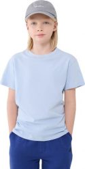 Koszulka dla chłopca 4F M2324 niebieska 4FJWSS25TTSHM2324 33S 158cm. Niebieskie t-shirty dla chłopców 4f, bez wzorów, bez ramiączek. Za 29.98 zł.