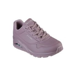 Buty sportowe Sneakersy damskie, Skechers Uno-Stand on Air. Fioletowe obuwie sportowe damskie Skechers, bez wzorów, z materiału, trekkingowe, Skechers Sport. Za 279.99 zł.