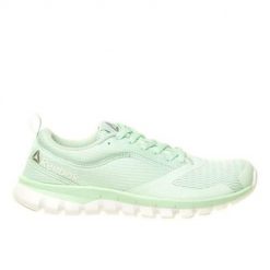 Buty do biegania damskie Reebok Sublite Authentic 40. Zielone obuwie sportowe damskie Reebok, bez wzorów, z materiału, do biegania. Za 269.99 zł.