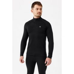 Bluza męska termoaktywna Rough Radical Merino Xtreme. Czarne bluzy męskie ROUGH RADICAL, m, bez wzorów, z wełny, bez kaptura, trekkingowe. W wyprzedaży za 237.15 zł.