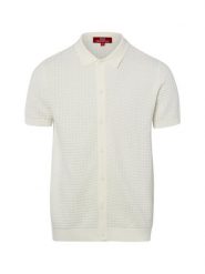 Finshley & Harding London koszulka polo z dzianiny Mężczyźni Bawełna biały, XL. Białe koszulki polo męskie Finshley & Harding London, m, bez wzorów, z bawełny, eleganckie, bez ramiączek. Za 139.95 zł.