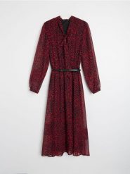 Sukienka maxi szmizjerka - wielobarwny. Sukienki damskie Sinsay, l, bez wzorów, bez kołnierzyka, bez ramiączek, maxi, szmizjerki. Za 69.99 zł.
