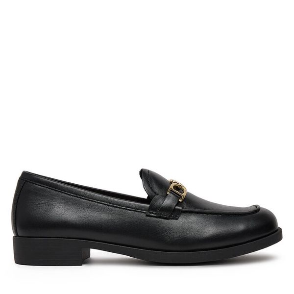 Loafersy LOVE MOSCHINO. Czarne mokasyny damskie Love Moschino. Za 469.99 zł.
