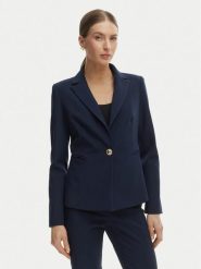 Rinascimento Marynarka CFC0128647003 Granatowy Regular Fit. Niebieskie żakiety damskie Rinascimento, m, bez wzorów, z syntetyku. Za 679.99 zł.