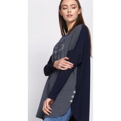 Granatowa Bluzka Pure Heart. Bluzki damskie marki Born2be. Za 54.99 zł.