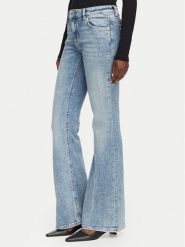 HUGO Jeansy Gelissa 50568888 Niebieski Bootcut Fit. Niebieskie jeansy damskie Hugo. Za 424.99 zł.