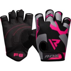 Rękawiczki RDX Sumblimation F6. Czarne rękawiczki męskie RDX SPORTS, bez wzorów, sportowe. Za 52.99 zł.