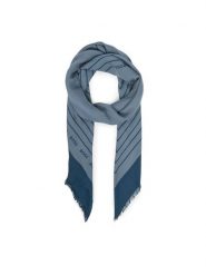 BOSS Chusta Laik 50521800 Niebieski. Niebieskie rękawiczki damskie Boss, bez wzorów, z materiału. Za 299.99 zł.