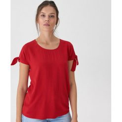 Bluzka z wiązanymi rękawami - Czerwony. Bluzki damskie marki House. Za 39.99 zł.