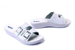 INBLU VR-6B biały, klapki damskie. Białe klapki damskie Inblu, bez wzorów, bez obcasa. Za 68.99 zł.